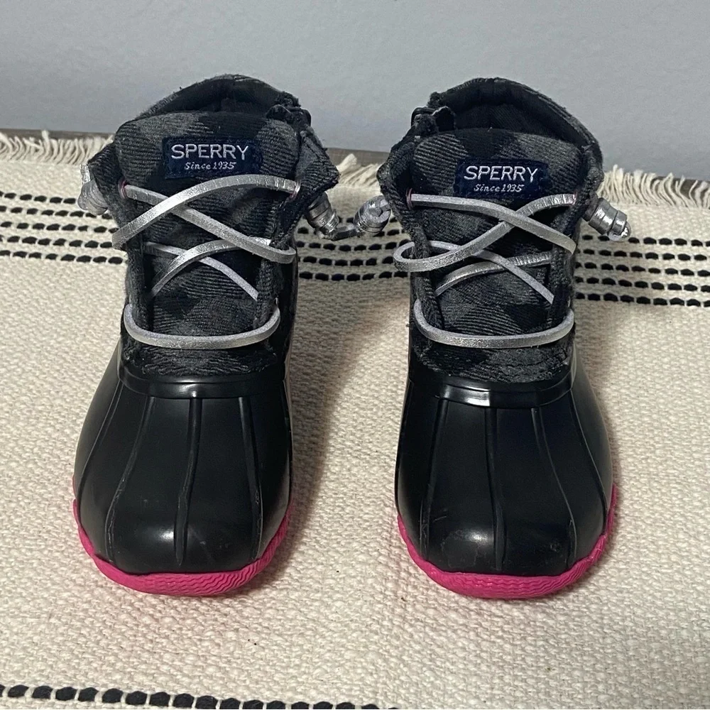 SPERRY TOP SLIDER / Saltwater Duck Boots Size 7